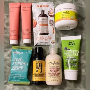 Curly Girl Travel Size Haircare Bundle - 8 pieces; new/unopened  Retail $88